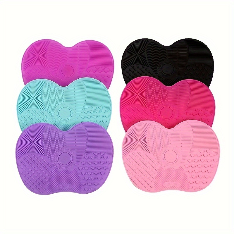 Beauty Makeup Brands - Silicone Apple-Shaped Makeup Brush Cleaning Mat