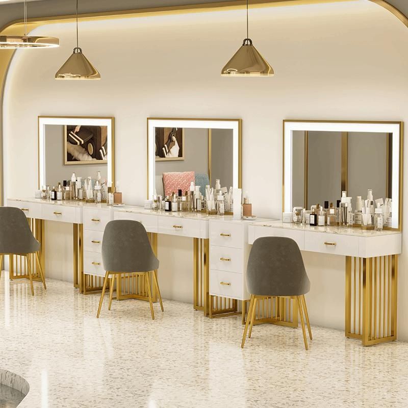 Beauty Makeup Store - Dresser for professional stores Light luxury