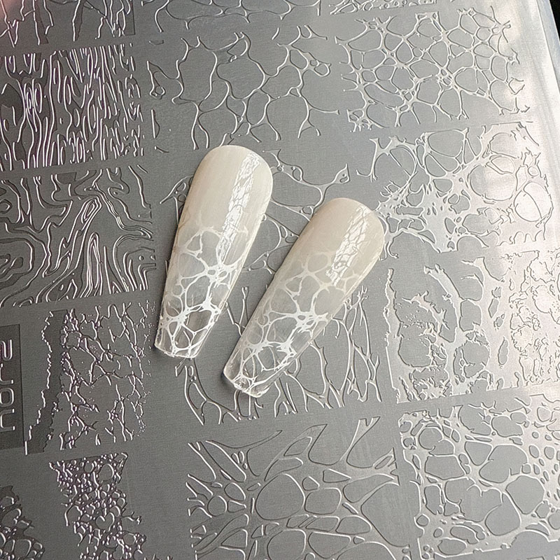 Nail Art Stamping Kit - XMQ NAIL ART STAMPING PLATES BUBBLES