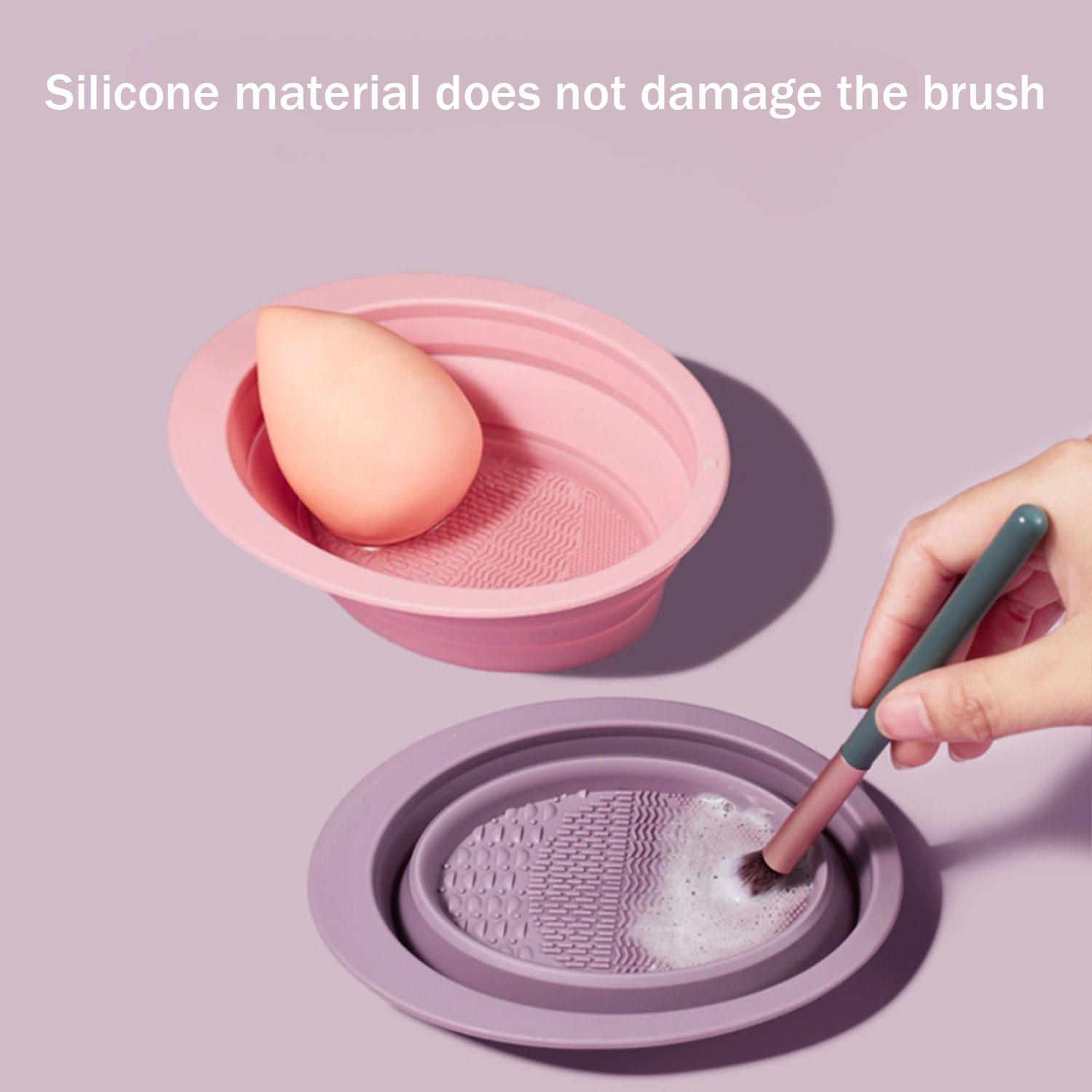 Beauty Makeup Brands - 3pcs Makeup Brush Cleaning Tool, Silicone