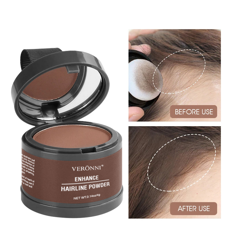 Concealer Full Coverage - 14 Color Hair Line Powder Black