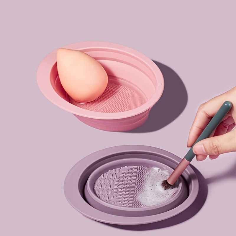 Beauty Makeup Brushes - 1pc Multi-functional Silicone Makeup Brush Folding