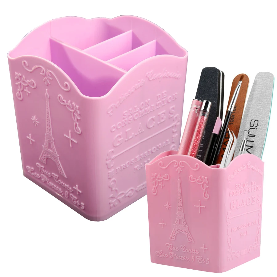 Beauty Makeup Brands - 4-Compartment Nail Art Brush Holder, Storage