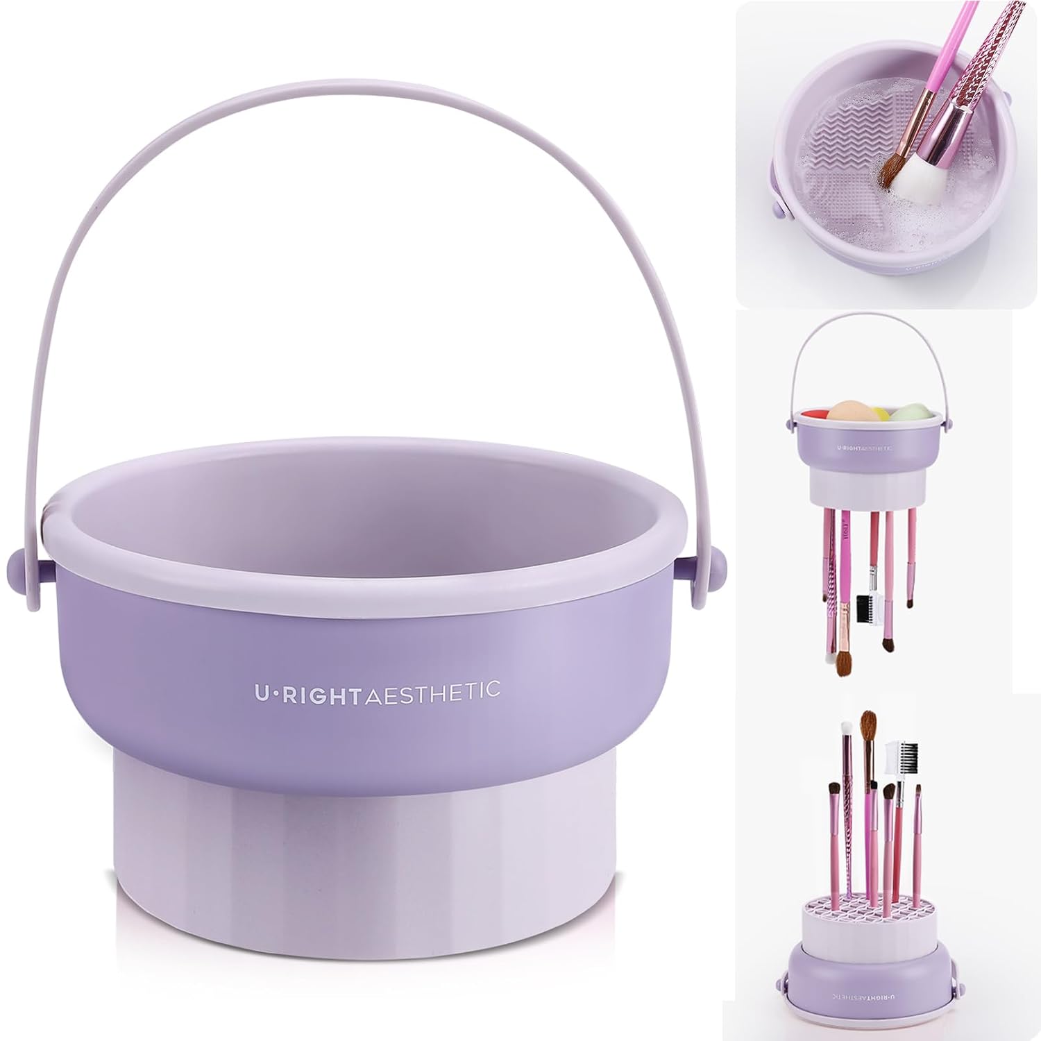 Beauty Makeup Egg - Makeup Brush Cleaning Bowl Beauty Egg