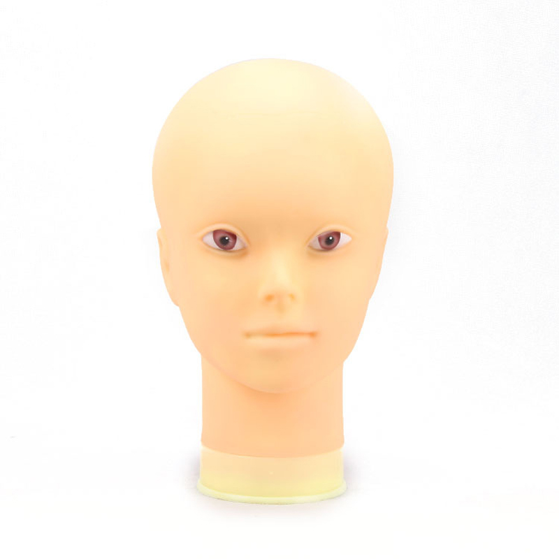 Beauty Makeup Store - Soft Bald Wig Practice Mannequin Head
