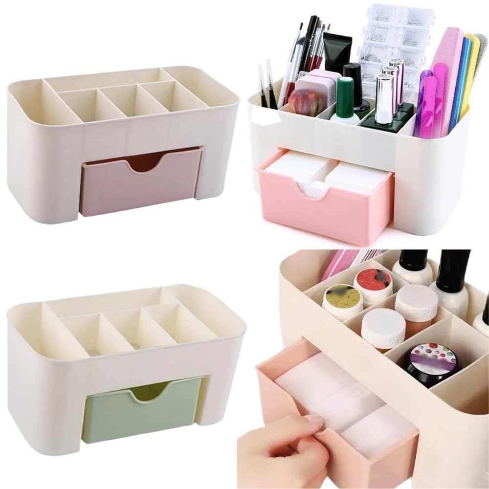 Beauty Makeup Brands - Nail Art Organizer Desktop Drawer Cosmetic