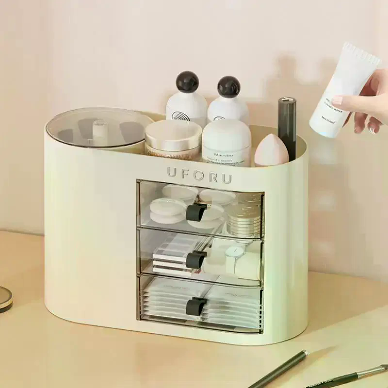 Auto Push Lifting Makeup Organ - Beauty Makeup Vanity Set ulasan dan harga