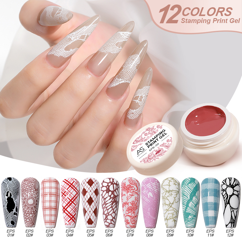 Nail Stamping Gel Polish Set B - Nail Art Stamping Kit ulasan dan harga