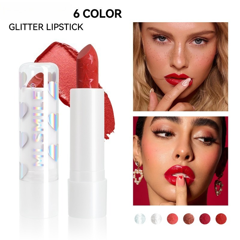 Starry Glitter Lipstick Long L - Beauty Makeup Store ulasan dan harga