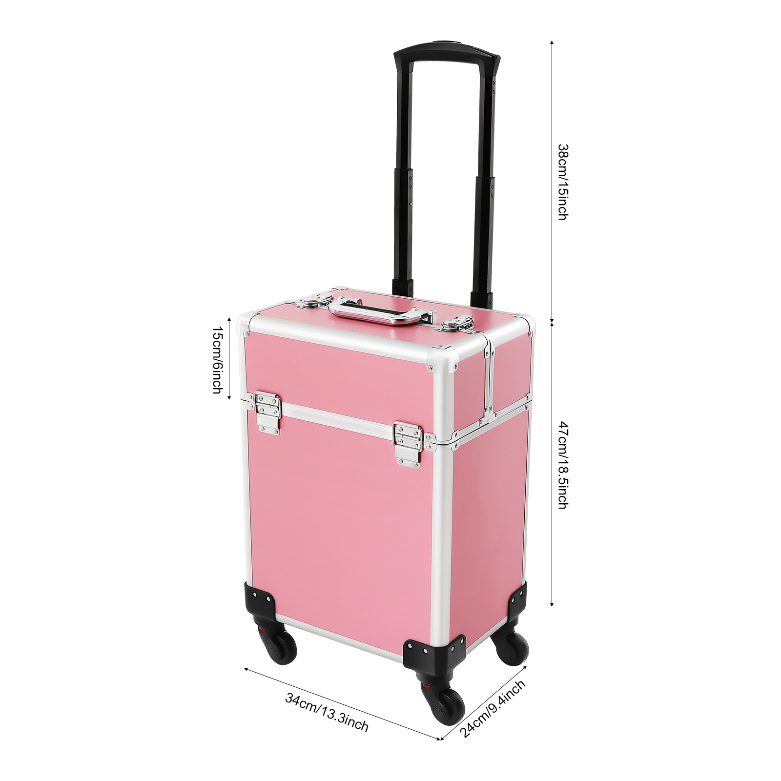 Rolling Makeup Train Case Cosm - Beauty For You Makeup ulasan dan harga