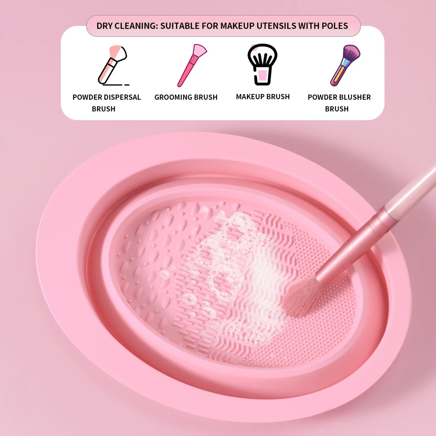 3pcs Makeup Brush Cleaning Too - Beauty Makeup Brands ulasan dan harga