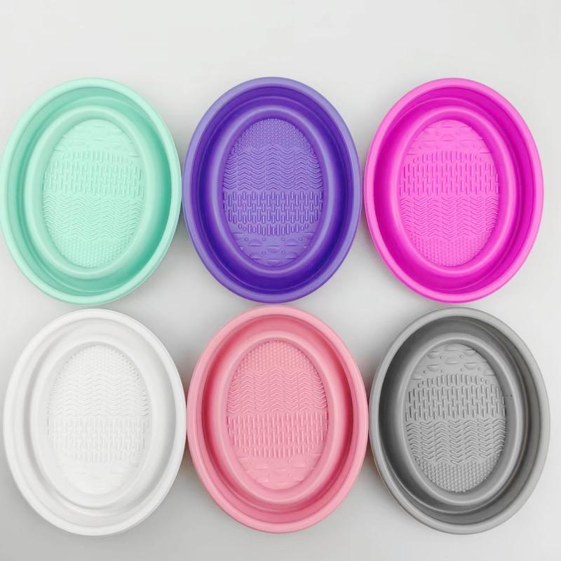 Folding Powder Puff Cleaning B - Beauty Makeup Brushes ulasan dan harga
