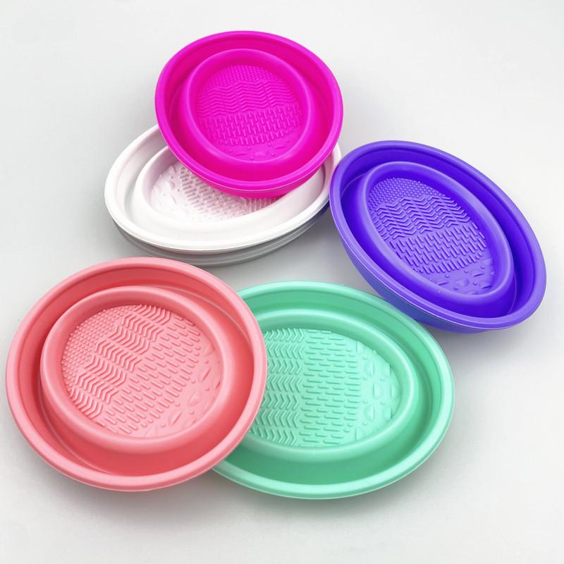 Folding Powder Puff Cleaning B - Beauty Makeup Brushes ulasan dan harga