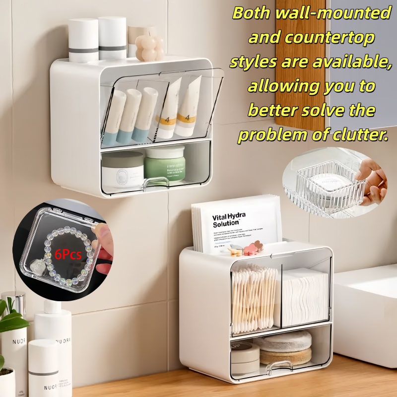8-Piece Set, One Wall-Mounted  - Beauty Makeup Vanity Set ulasan dan harga