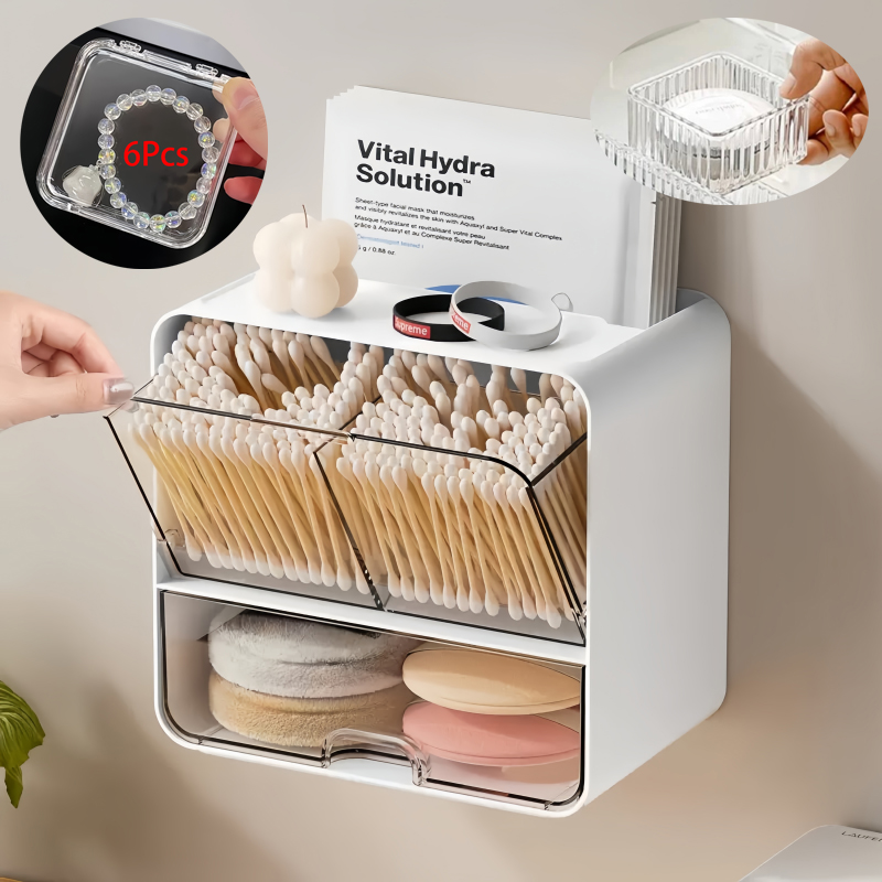 8-Piece Set, One Wall-Mounted  - Beauty Makeup Vanity Set ulasan dan harga