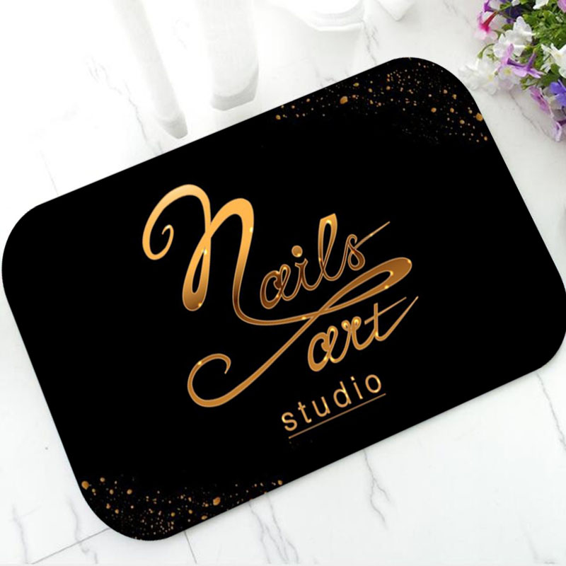Trendy Black Gold Nails Art St - Beauty Makeup Studio ulasan dan harga