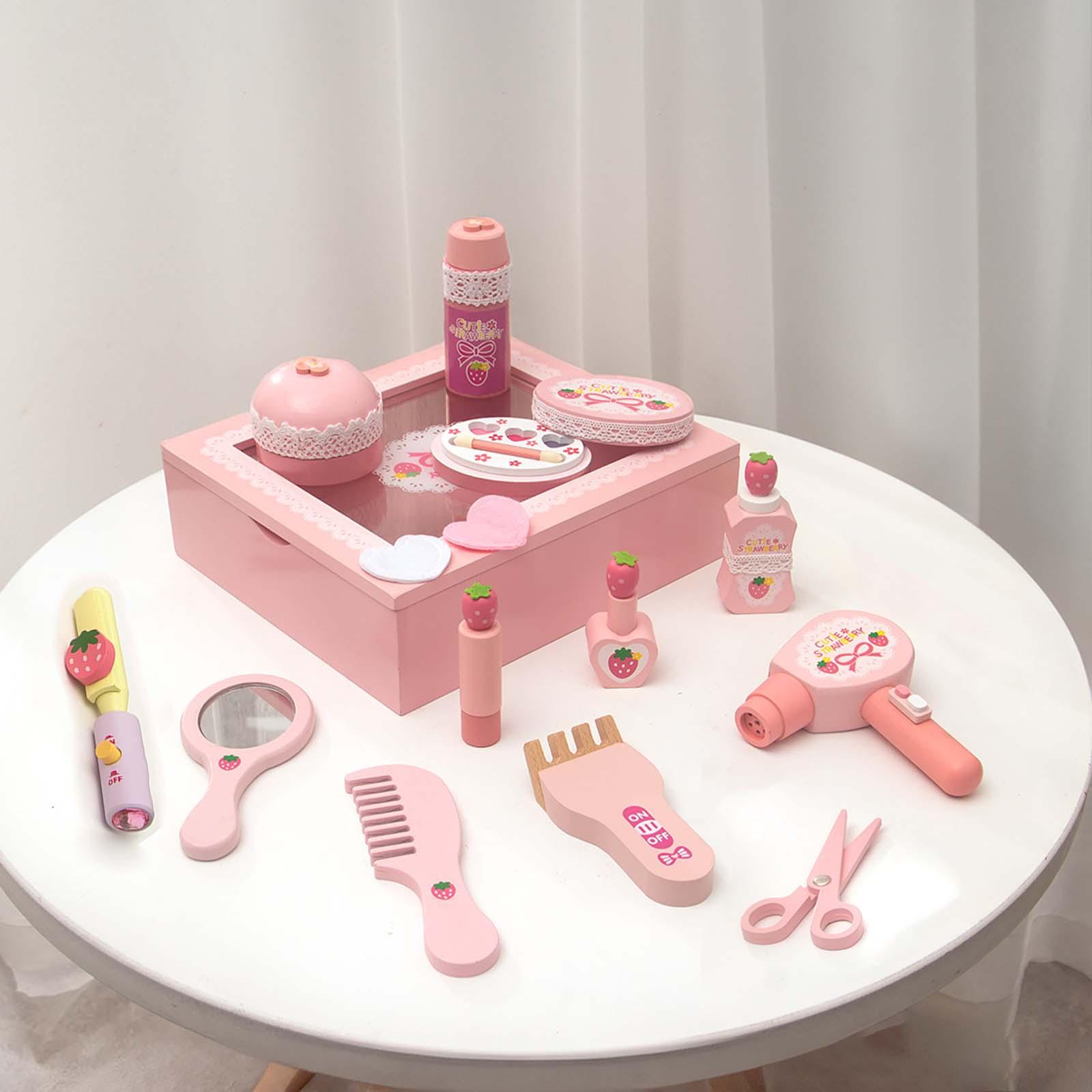 Wooden Makeup Beauty Toy Set L - Beauty Makeup Games ulasan dan harga
