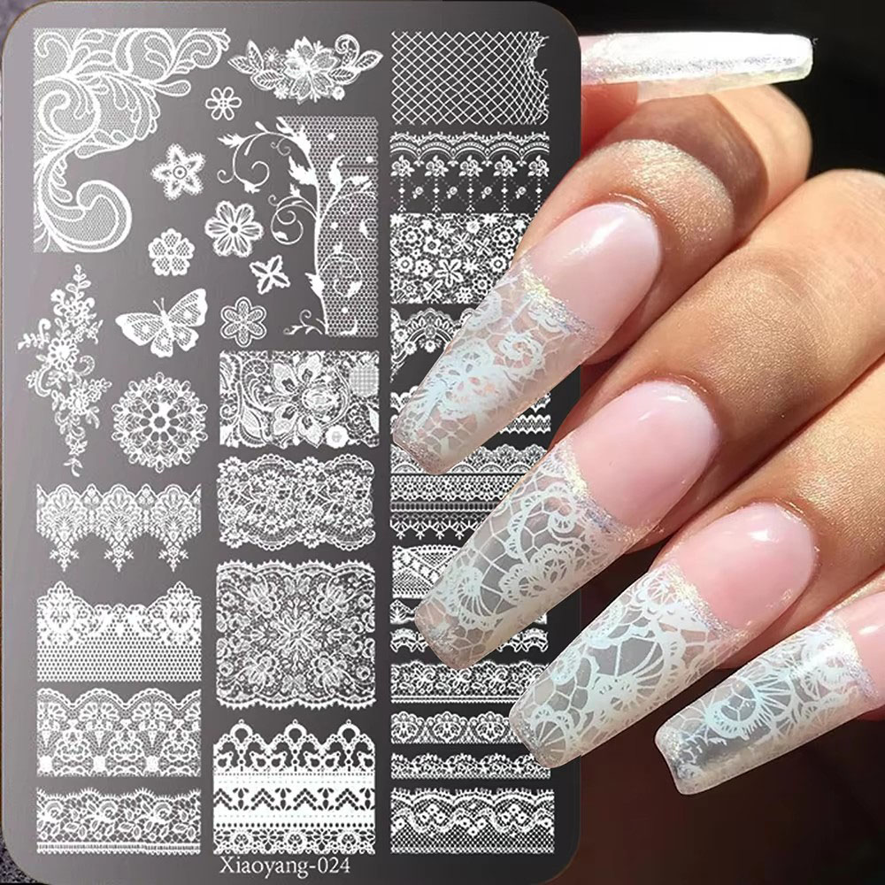 14.5*9.5 Lace Metal Nail Art S - Nail Art Stamping Kit ulasan dan harga