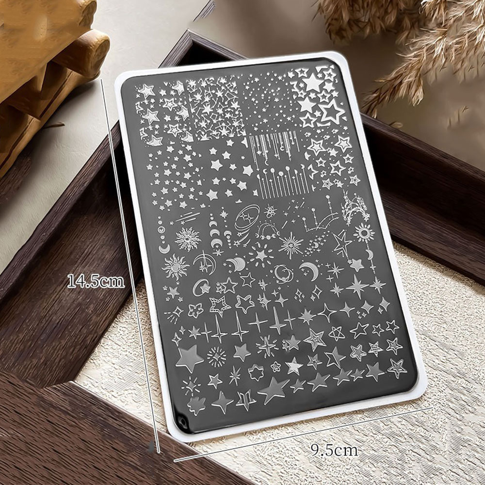 14.5*9.5 Lace Metal Nail Art S - Nail Art Stamping Kit ulasan dan harga