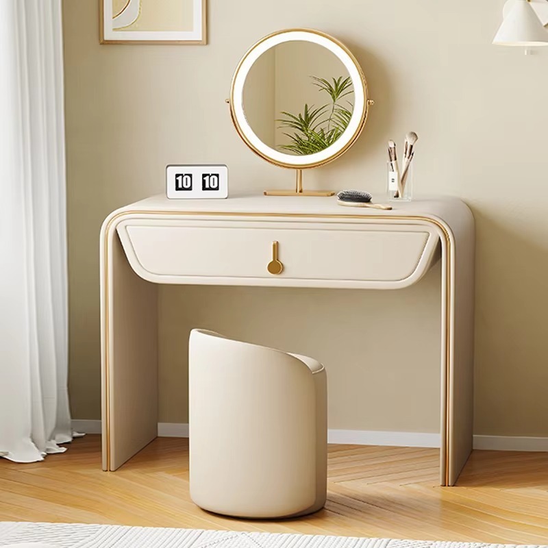 Italian Aesthetic Vanity Table - Beauty Makeup Vanity Set ulasan dan harga