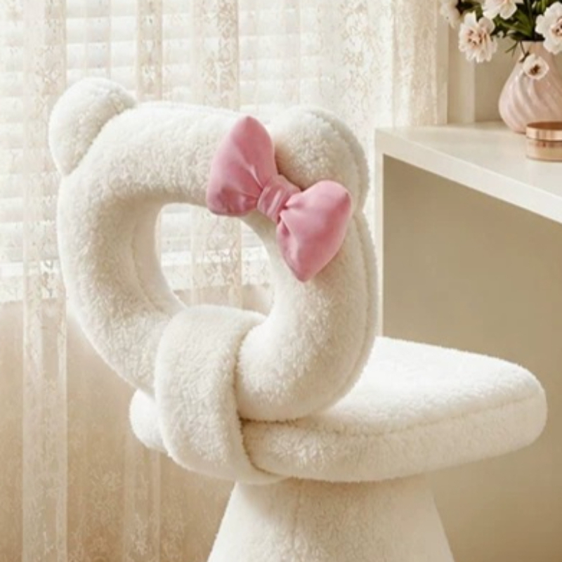 Bow Dressing Vanity Stool Pink - Beauty Makeup & D Anime Studio Vega Baja ulasan dan harga