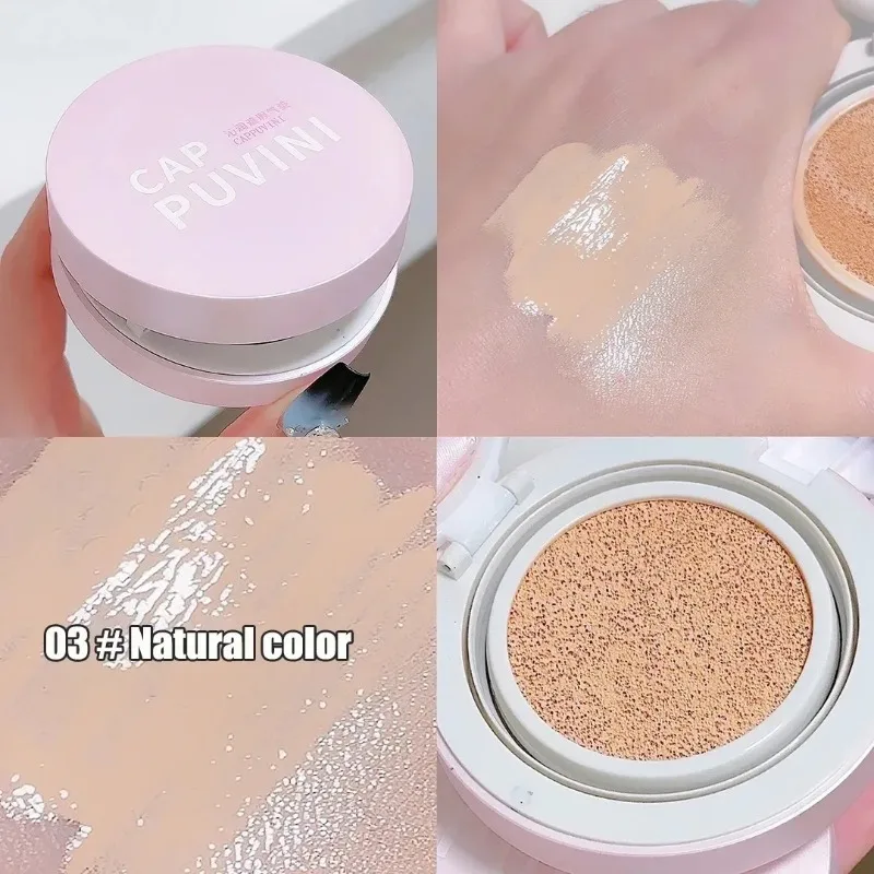 Cappuvini BB Cream Air Cushion - Concealer Full Coverage ulasan dan harga