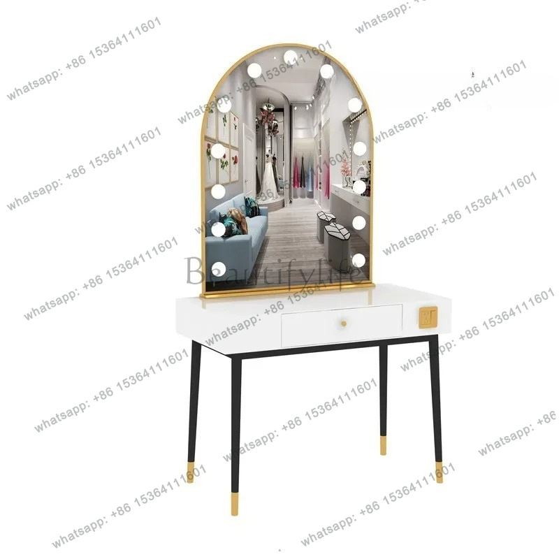 simple lamp mirror makeup tabl - Beauty Makeup Studio ulasan dan harga