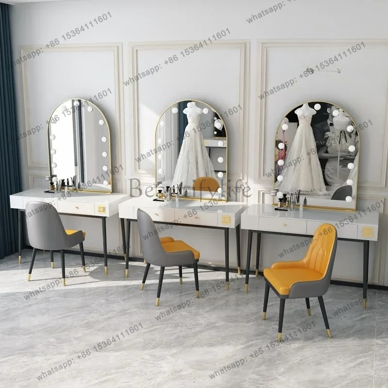 simple lamp mirror makeup tabl - Beauty Makeup Studio ulasan dan harga