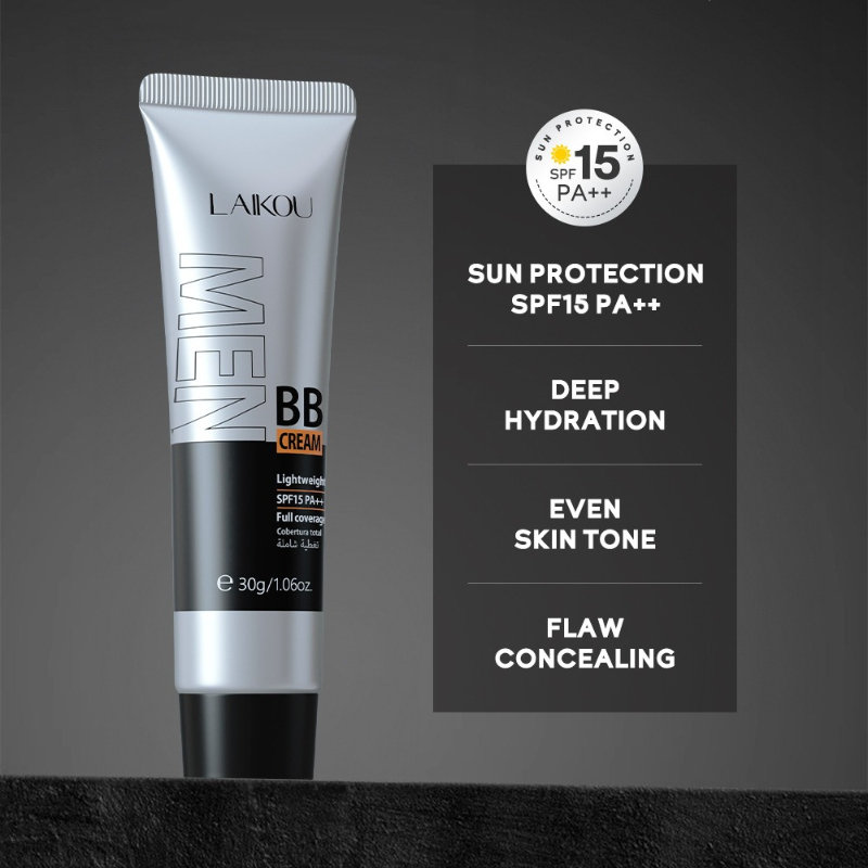 Men's BB Cream SPF15 PA++ Full - Concealer Full Coverage ulasan dan harga