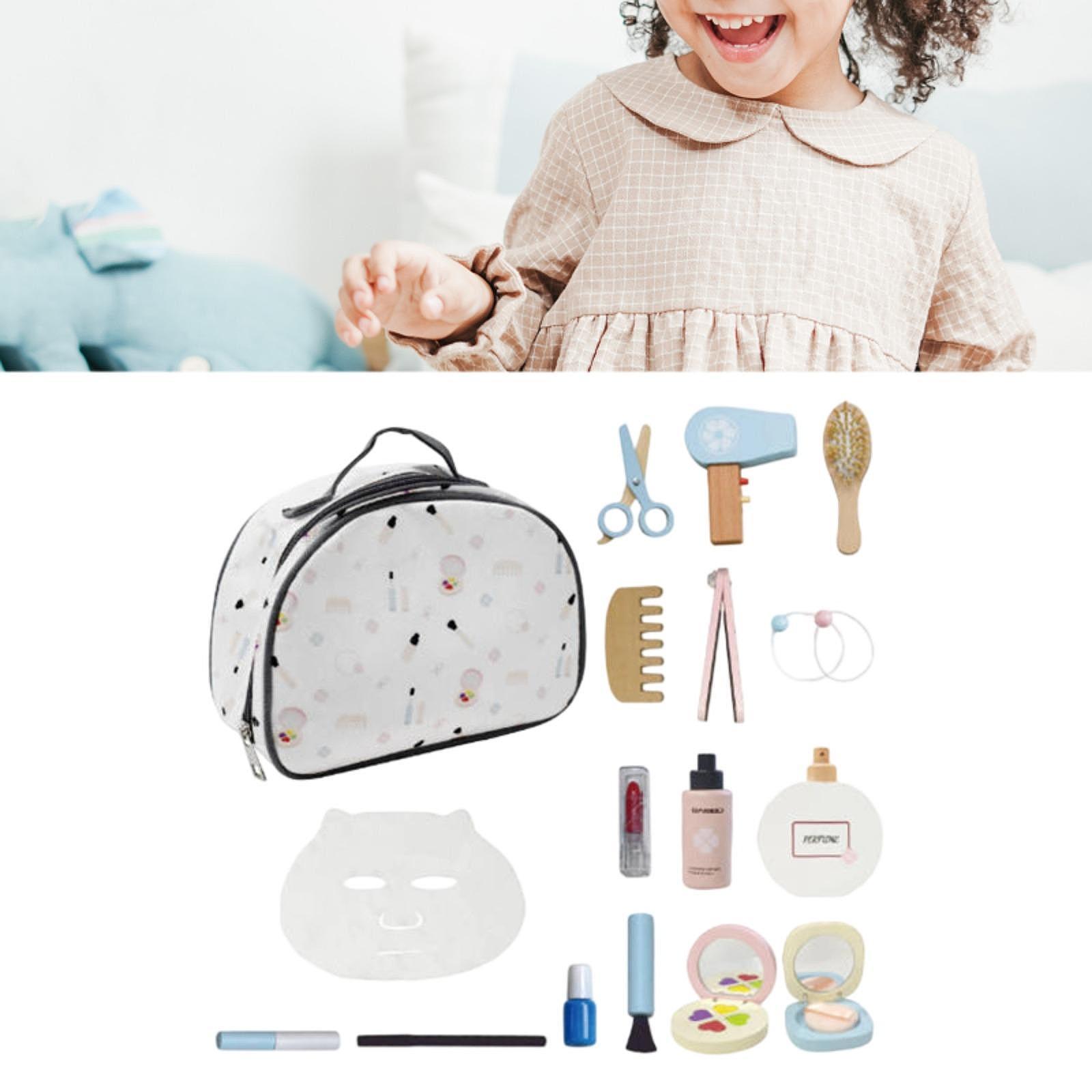 Wooden Makeup Toy Set Role Pla - Beauty Makeup Games ulasan dan harga