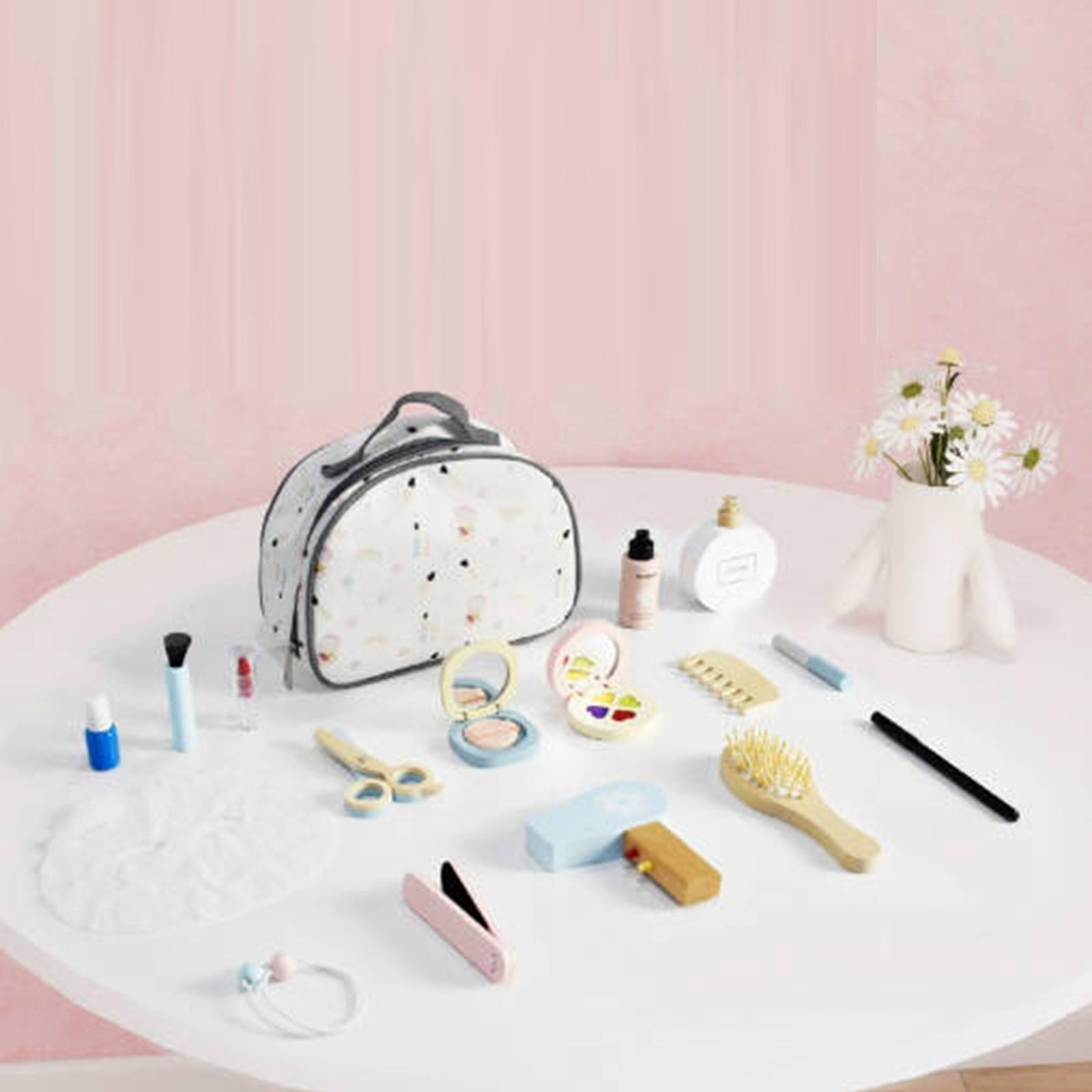 Wooden Makeup Toy Set Role Pla - Beauty Makeup Games ulasan dan harga