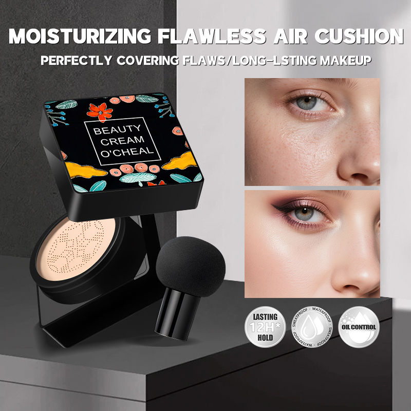 O'CHEAL Mushroom Cushion CC Cr - Concealer Full Coverage ulasan dan harga