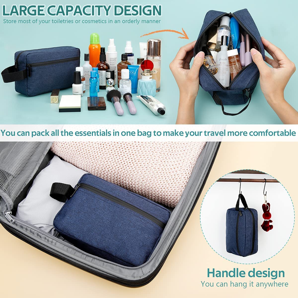 Toiletry Bag Travel Mens Cosme - Makeup Beauty Necessaire ulasan dan harga