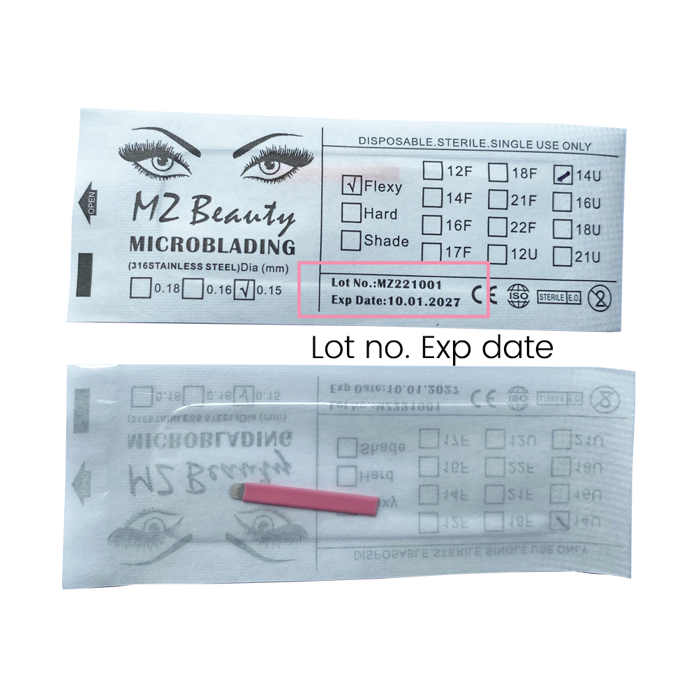 Nano 0.15MM 14 U Shape Microbl - Beauty Makeup Supply ulasan dan harga