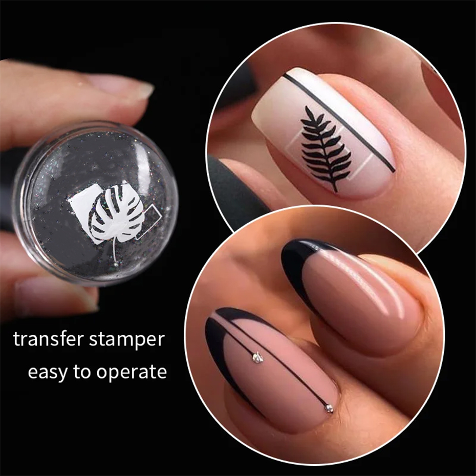Nail Stamping Plates Pure Clea - Nail Art Stamping Kit ulasan dan harga