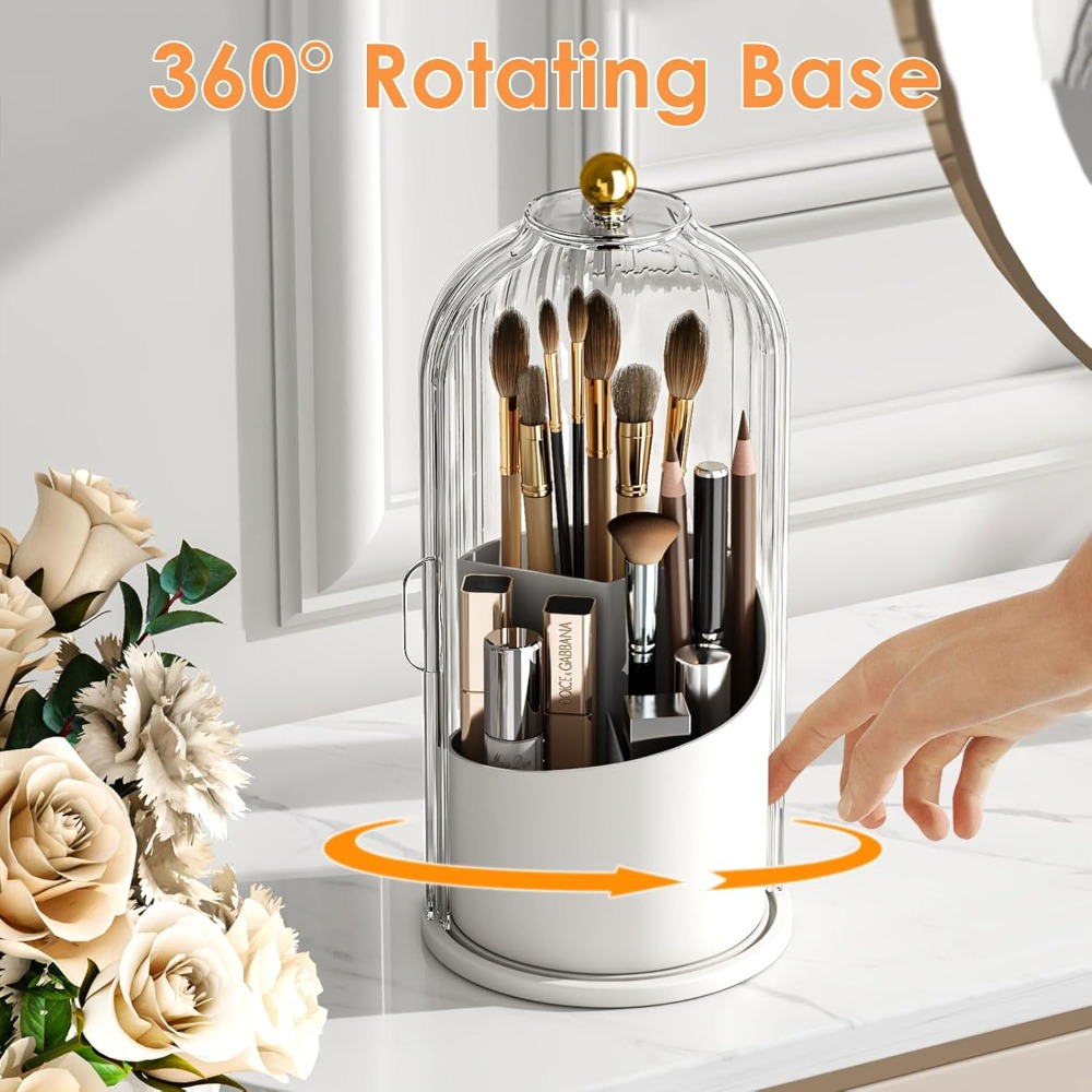 5-Piece Set, 360-Degree Rotati - Beauty Makeup Vanity Set ulasan dan harga