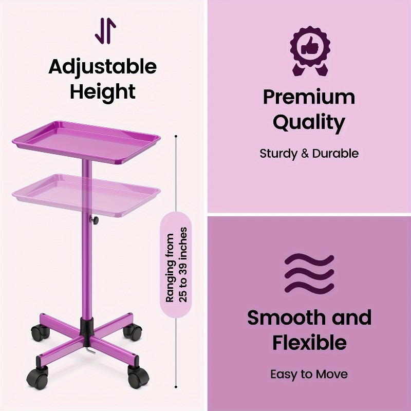 Aluminum Beauty Rolling Cart w - Beauty Makeup Store ulasan dan harga