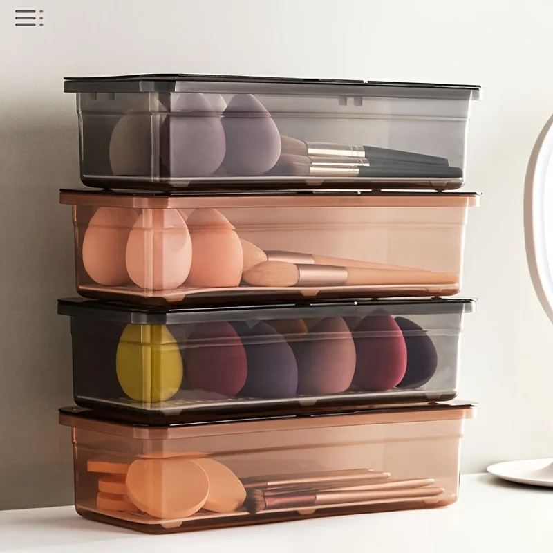 Makeup Brush Storage Box, Dres - Beauty Makeup Egg ulasan dan harga