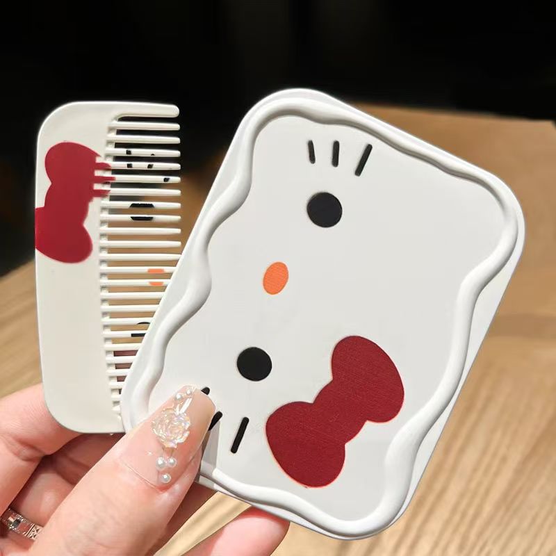 Kawaii Hello Kitty Folding Mak - Beauty Makeup Supply ulasan dan harga