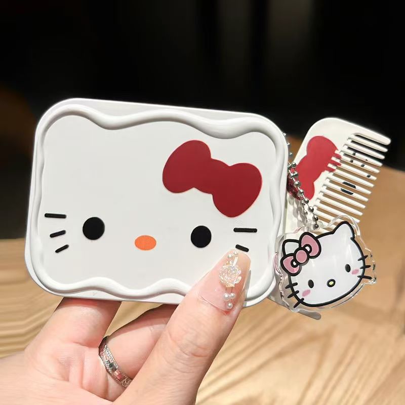 Kawaii Hello Kitty Folding Mak - Beauty Makeup Supply ulasan dan harga