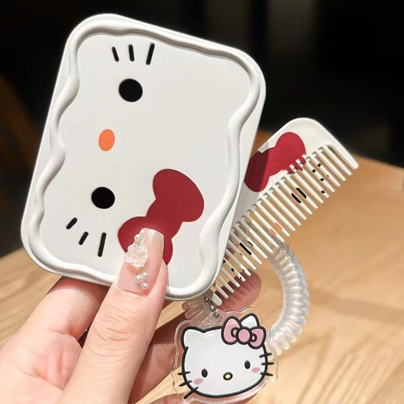 Kawaii Hello Kitty Folding Mak - Beauty Makeup Supply ulasan dan harga