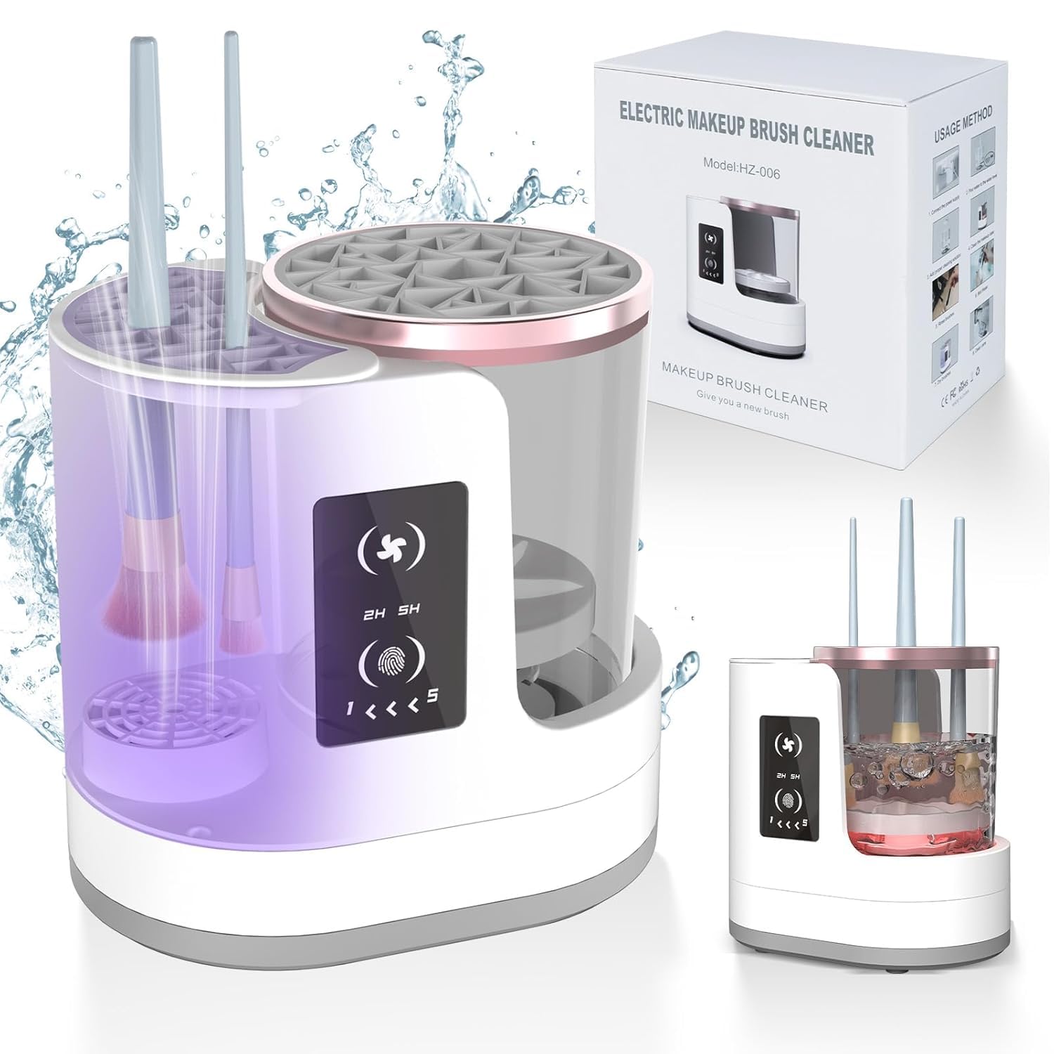 Automatic Rotating Makeup Brus - Beauty Makeup Brands ulasan dan harga
