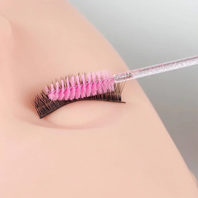 100pcs Disposable Eyelash Brus - Beauty Makeup Brands ulasan dan harga