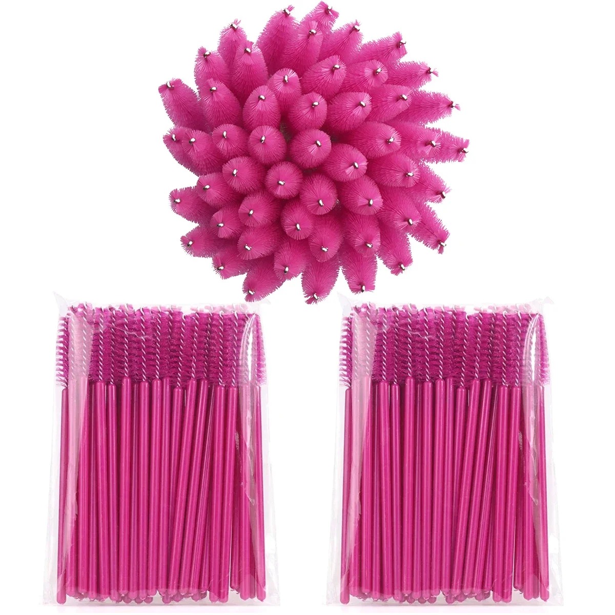 100pcs Disposable Eyelash Brus - Beauty Makeup Brands ulasan dan harga