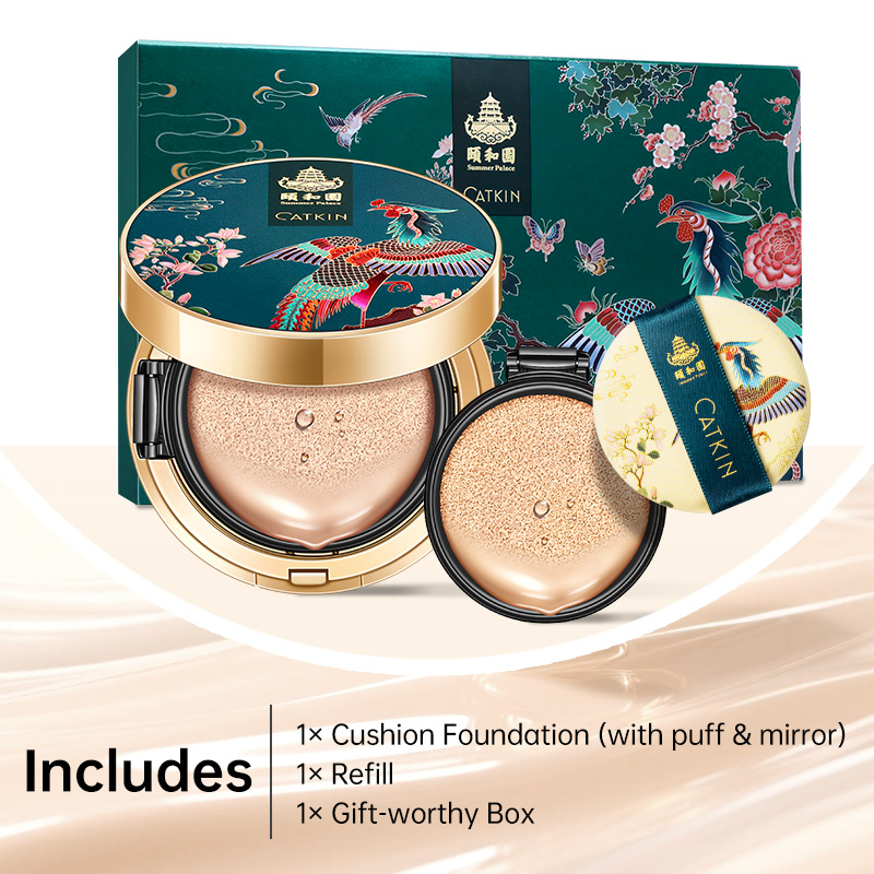 Catkin Phoenix Cushion Foundat - Concealer Full Coverage ulasan dan harga