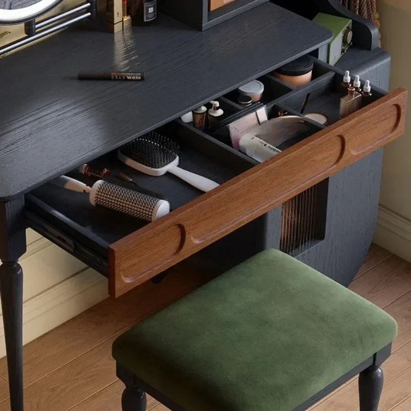 Organizer Black Vanity Table D - Beauty Makeup Vanity Set ulasan dan harga