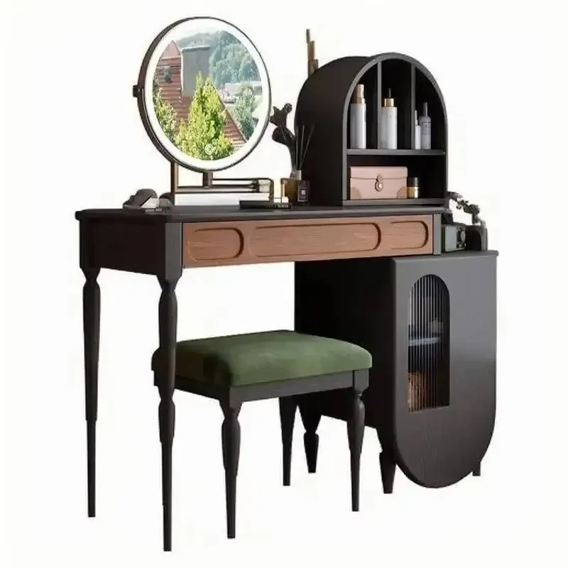 Organizer Black Vanity Table D - Beauty Makeup Vanity Set ulasan dan harga