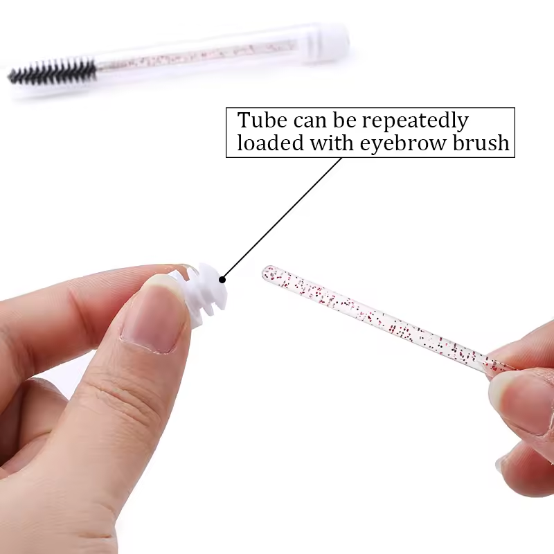 Eyelash Brush Tube With Eyebro - Beauty Makeup Supply ulasan dan harga