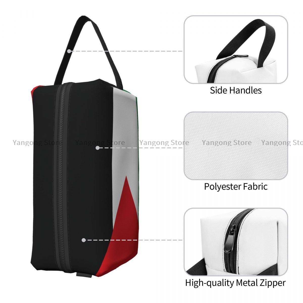 Travel Toiletry Bag Palastaine - Makeup Beauty Necessaire ulasan dan harga