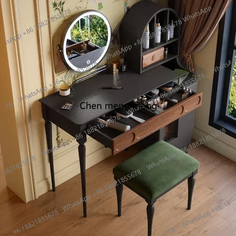 Organizer Black Vanity Table D - Beauty Makeup Vanity Set ulasan dan harga